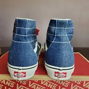 Vans Sk8-Hi Tapered Denim Embroidery Men Size 11.5, Women Size 13 Vans | Shoes | Vans Sk8hi Tapered Denim Embroidery Men Size  main image 4